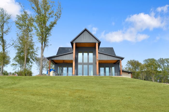 Waterfront custom home at Cedar Creek Lake