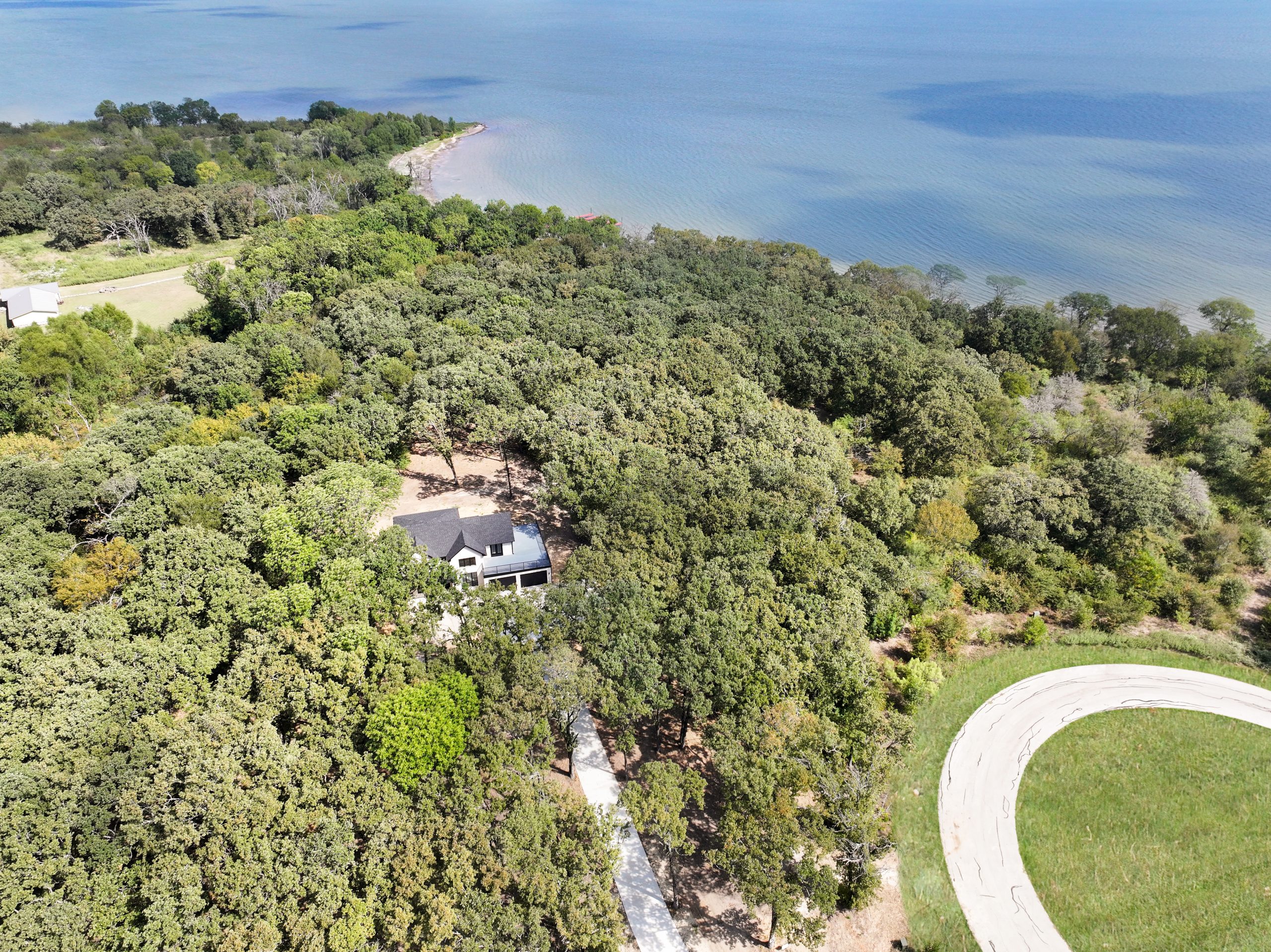 Custom home at Cedar Creek Lake