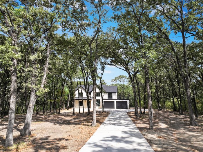 Building a home on a wooded lot